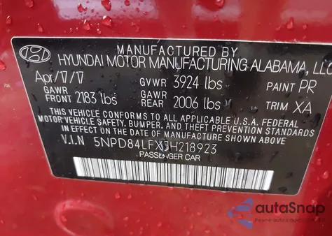 2018 Hyundai Elantra Value Edition из США, поврежденный, VIN 5NPD84LFXJH218923